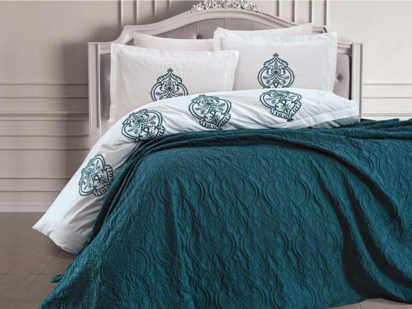 Dowry Land Afife Ensemble nuptiale 7 pièces Indigo