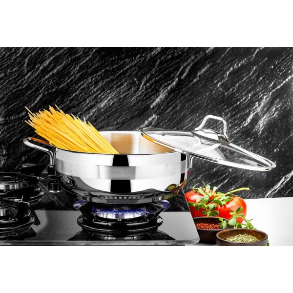 Öz Life | 6 Lt Gala Basık Tekli Tencere