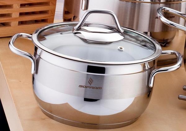 Sofram Soft Kochtopf 4,4 Liter Ø 22cm | Silber