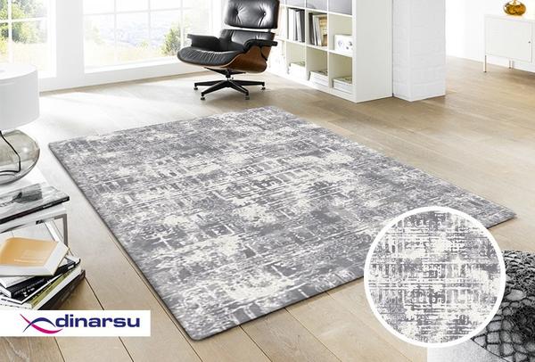 Dinarsu Sultan Dalgalı Halı | Gri | 8901-95-Grey