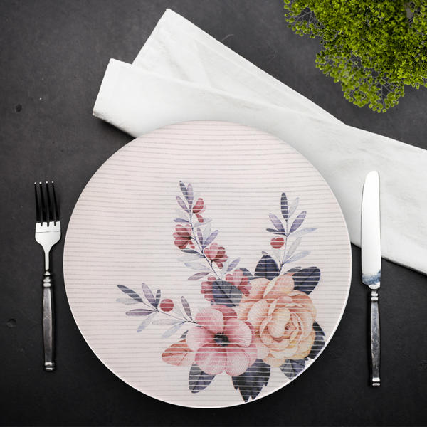 Stria Serving Plate 26 Cm - 17971 | Keramika