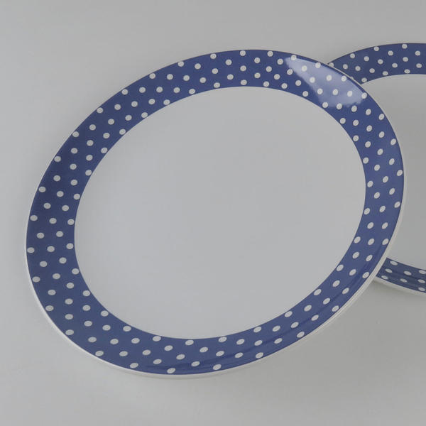 Renklerin Dansı Alfa Servis Tabağı 27 Cm 6 Adet | Keramika