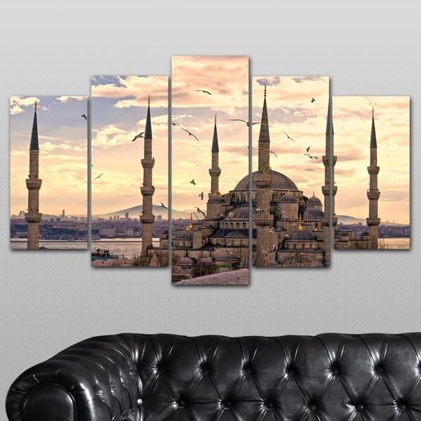 Dekonaz 5 Parça Tablo | Sultan Ahmet Camii | b-2485