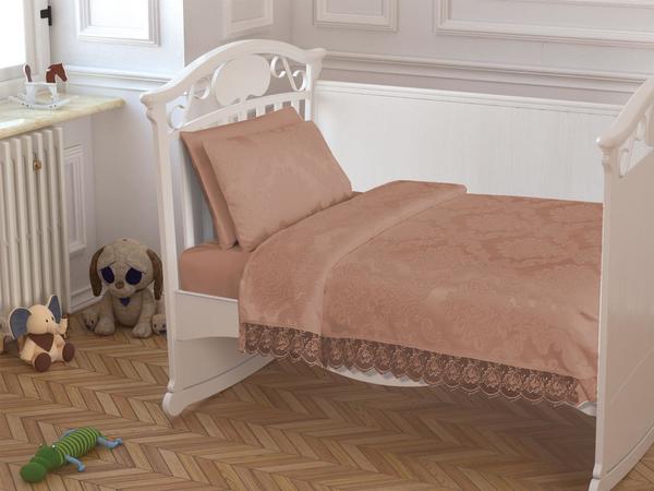 French Laced Baby Pique Set Cappuccino