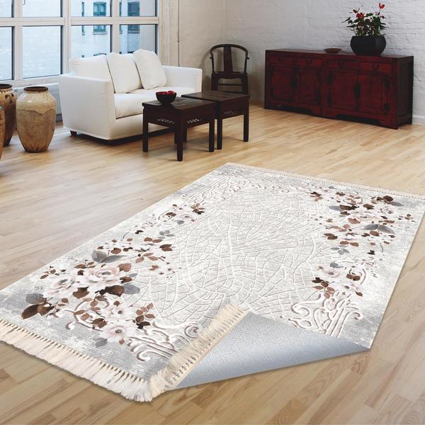 Milano Yıkanabilir Dekoratif Halı Kaymaz Taban | 8mm | MLN-DOT-HT138