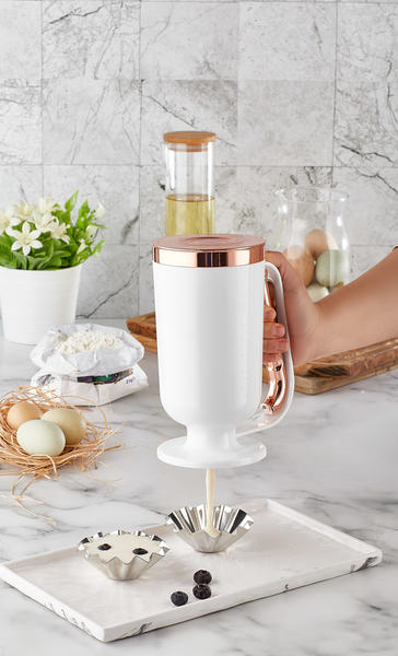 Distributeur de pâte Bayev - Blanc - 811333