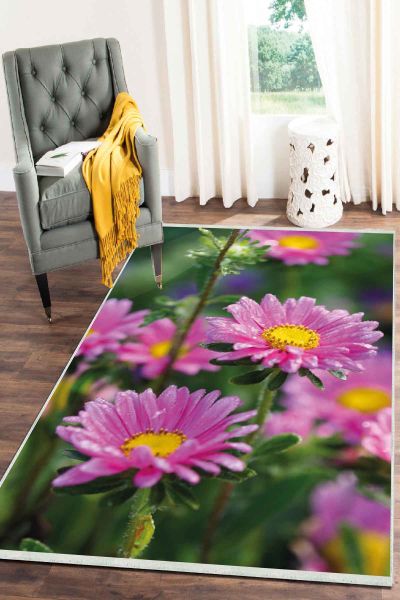 Birkilim Yıkanabilir Dekoratif Halı İpeksi Kaymaz Taban | MLN-IP-SD-205