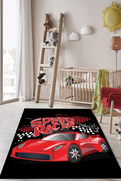 Birkilim Tapis Décoratif Lavable Soyeux Base Antidérapante | MLN-IP-HP-708