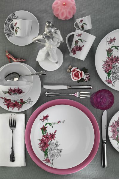 Kütahya Porcelain My Women Series 9441 Pattern 24 Piece Dinnerware Set