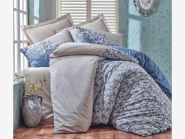 Cotton Box Ranforce Nevresim Takımı Elisa Bej Çift Kişilik | Cotton Box