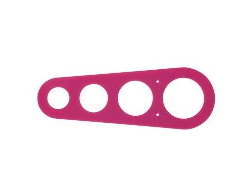 144-24-silicone pink spaghetti size 18.5x6.5cm