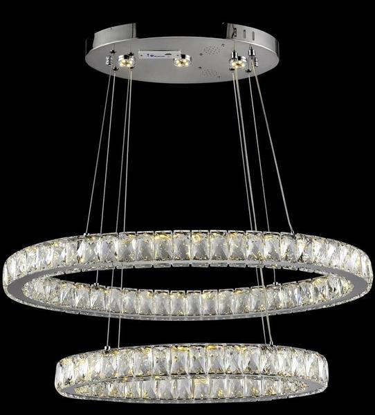 Dematex Led Sarkıt Tavan Lambası Avize | Taş Süslemeli