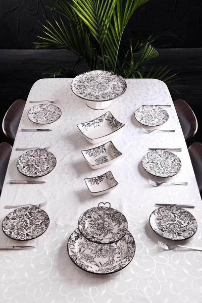 11-teiliges Rosenservice- und Präsentationsset