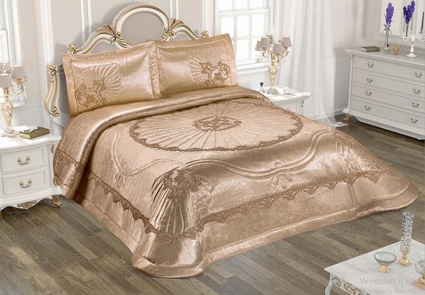 Belenay Çift Kişilik Yatak Örtüsü - Mira Cappicuno