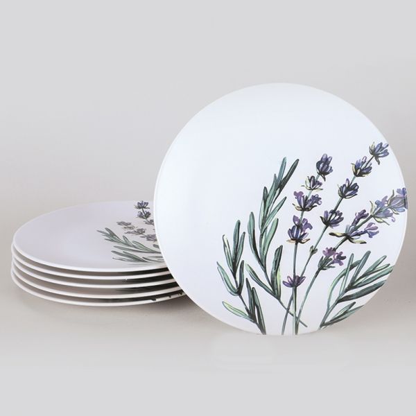 Çiçek Bahçesi Ege Servis Tabağı 27 cm 6 Adet - 19468 | Keramika