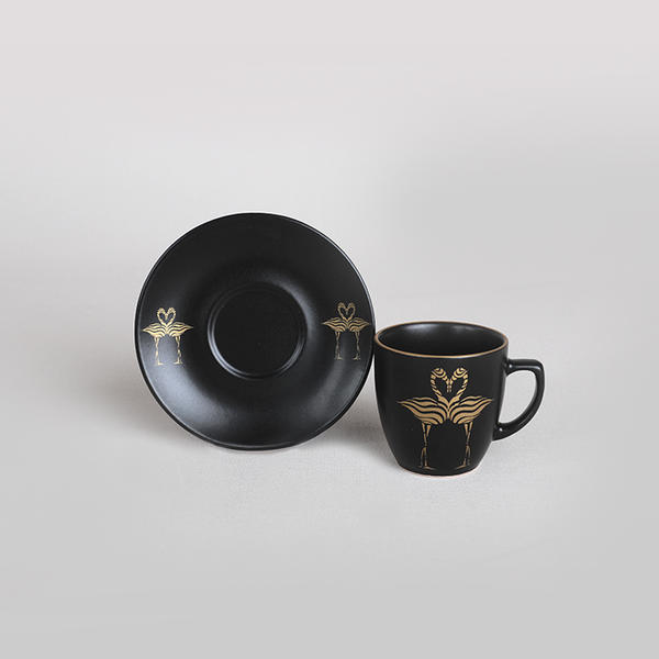 Flamingo Gold Kahve Takımı 12 Parça 6 Kişilik | Keramika