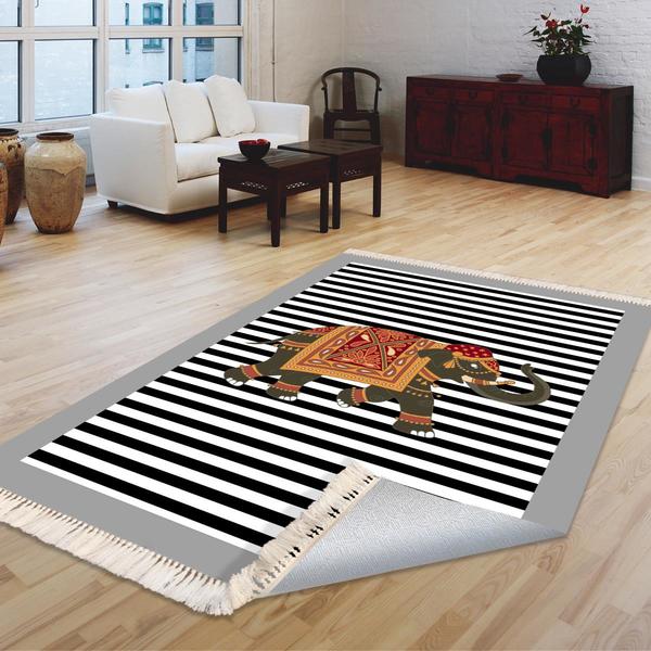 Milano Yıkanabilir Dekoratif Halı Kaymaz Taban | 8mm | MLN-DOT-HT609