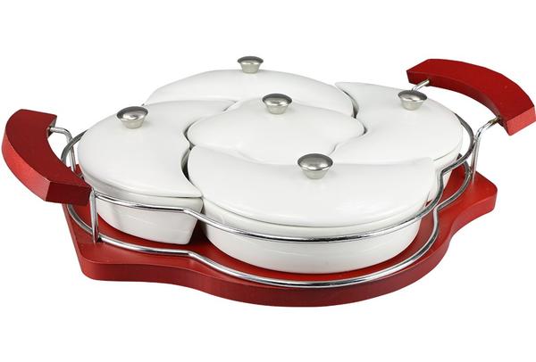 Duygu Servis Kasesi | 5'li | Tepsili | Dg-YL9061-b