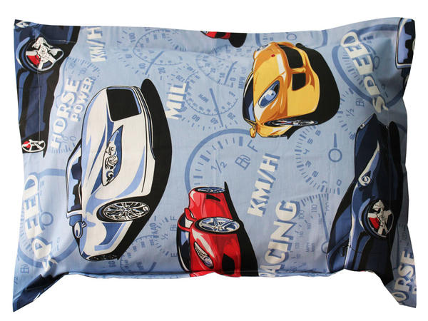 Racing Car Pillow Cover