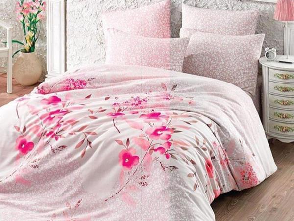 Violet Çift Kişilik Nevresim Takımı Pembe