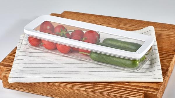 Vip Ahmet Sığ Dikdörtgen Saklama Kabı 4'lü Set | Beyaz Renk Kapak | VIPAHMET-VP-116