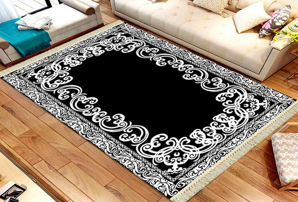 Roland 5'li Yıkanabilir Halı Seti | Siyah | roland-3102-black