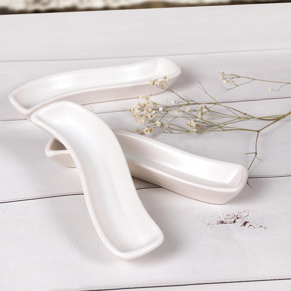 Matte Off White Ivory Olive Grove 18 Cm 3 Pieces | Keramika