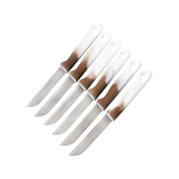 Messermann Germany 6 Adet Bıçak Seti | Paslanmaz Çelik | Kahverengi