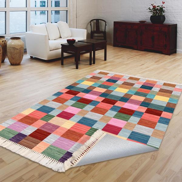 Milano Yıkanabilir Dekoratif Halı Kaymaz Taban | 8mm | MLN-DOT-HT775