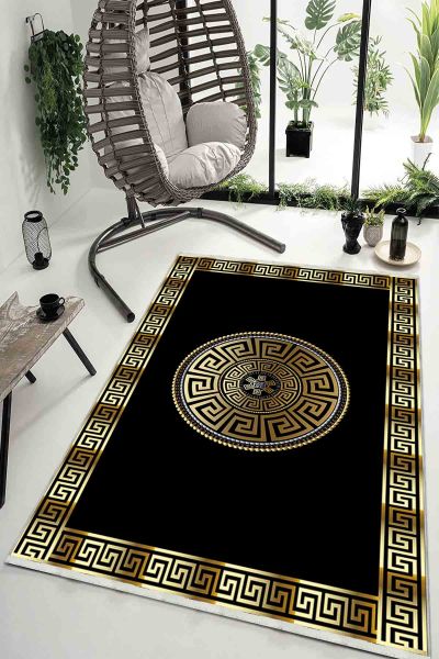 Birkilim Yıkanabilir Dekoratif Halı İpeksi Kaymaz Taban | MLN-IP-HK-022