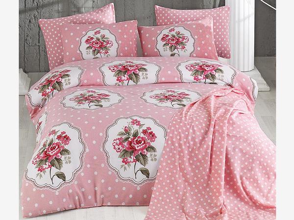 Vinaldi Fulya Çift Kişilik Nevresim Takımı Yavruağzı | Vinaldi