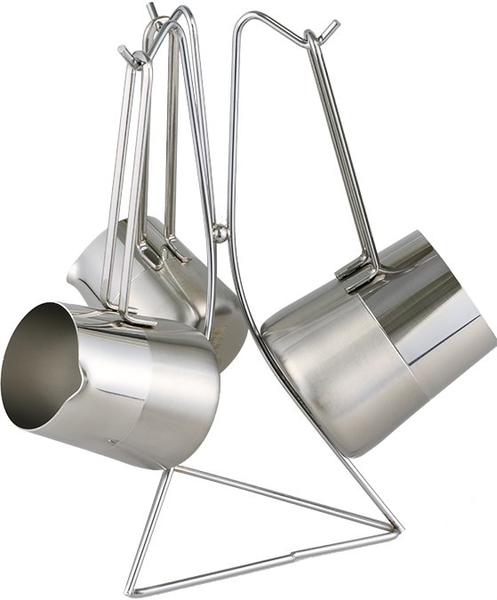 Famipa 3'lü Cezve Seti Askılı Paslanmaz Çelik | İndüksiyon | FMP-0001