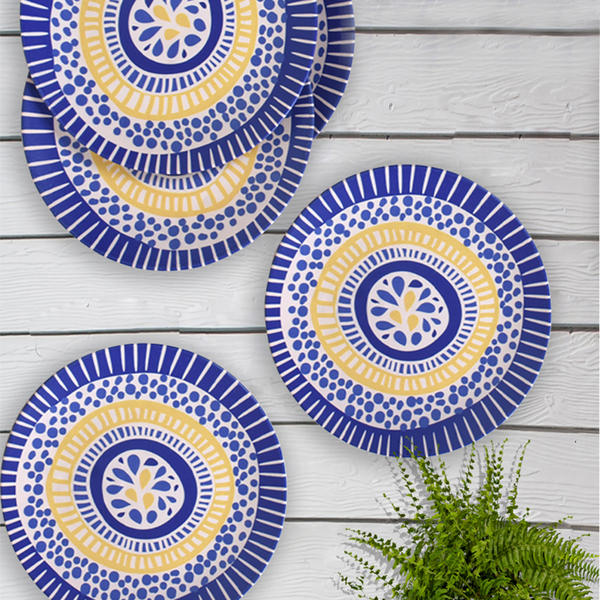 Assiette Evil Eye Service 25 Cm 6 Pièces - 17911 | Keramika