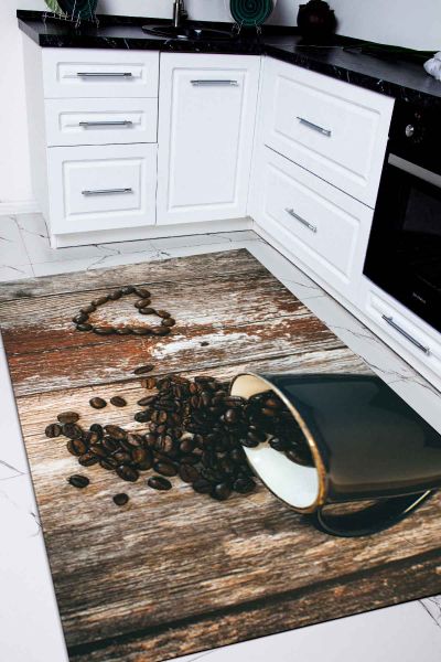 Birkilim Yıkanabilir İpeksi Kaymaz Taban Mutfak Halısı | MLN-IP-SD-178