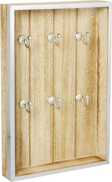 Dekonaz Tahta Anahtarlık Gümüş Çerçeveli | 20x30cm