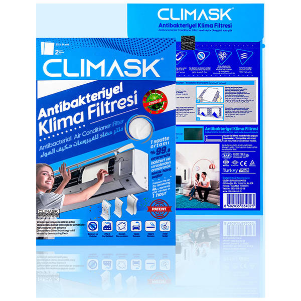 Climask Antibakteriyel Klima Filtresi
