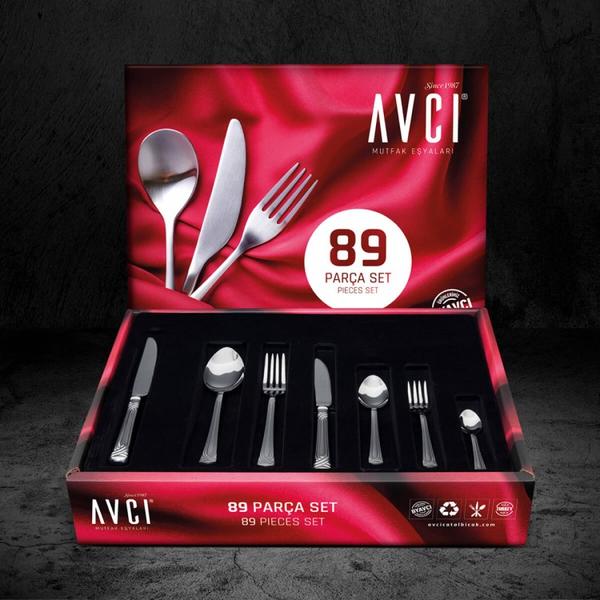 Sarma 89 Parça Çatal Kaşık Bıçak Takımı