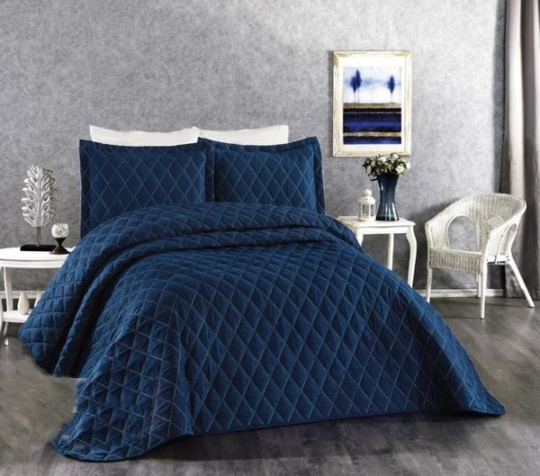 غطاء سرير مزدوج من باييف نير - كحلي