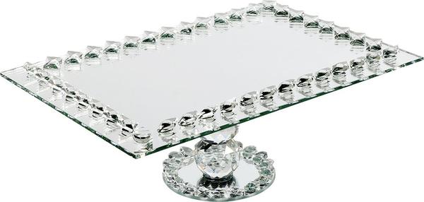Dematex Kristal Dekoratif Servis Tabağı 20x30 cm