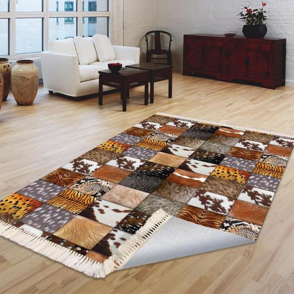 Milano Yıkanabilir Dekoratif Halı Kaymaz Taban | 8mm | MLN-HS513-1