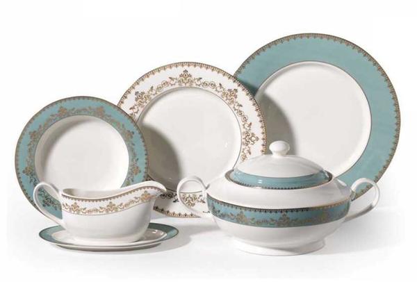Korkmaz Imperial Collection Yemek Takımı | 92 Parça | 12 Kişilik | Yuvarlak | A8177