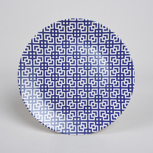 Blue Service Plate 26 Cm 6 Pieces 17925 | Keramika