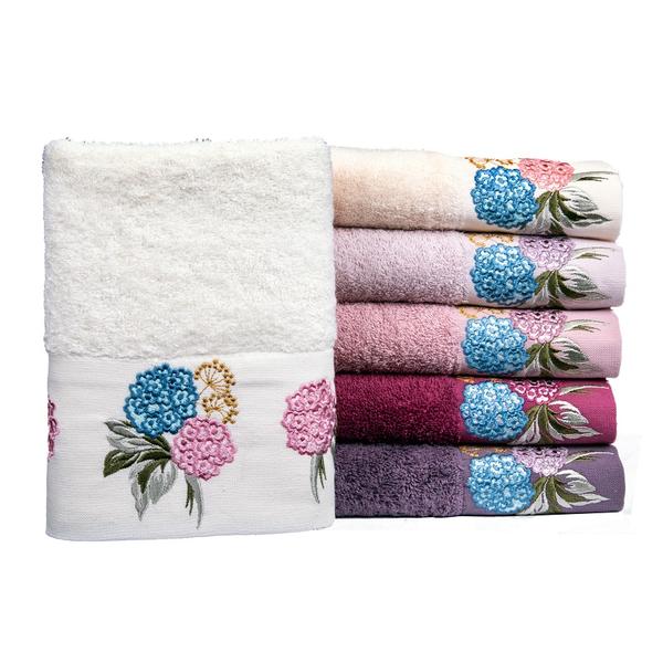 Minteks Pastoral Gardenya 50x90 6 Stück 6 Farben Handtuch Set