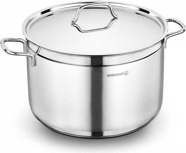 Korkmaz Alfa Casserole Extra Derin Çelik Tencere | 30 cm | İndüksiyonlu | A1032