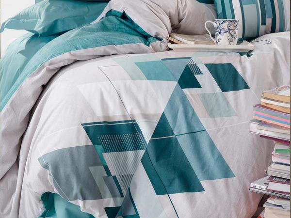 طقم غطاء لحاف مزدوج رانفورس قطن بوكس نيستو بترول