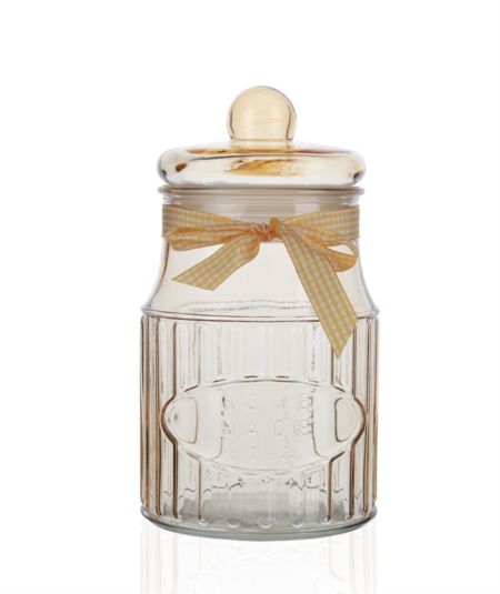 Acar | Kapaklı Silindir Cam Kavanoz 15,7 X 25,5 Cm