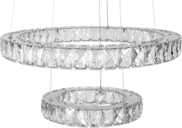 Almina LED Kronleuchter Ø 30-50cm | Kristall Stein | MD1601-2