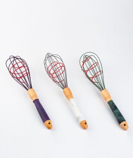 Acar Kitchen | Silicone Wooden Handle Beater