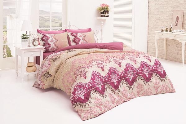 طقم غطاء لحاف مزدوج Belenay - Alfa Mürdüm