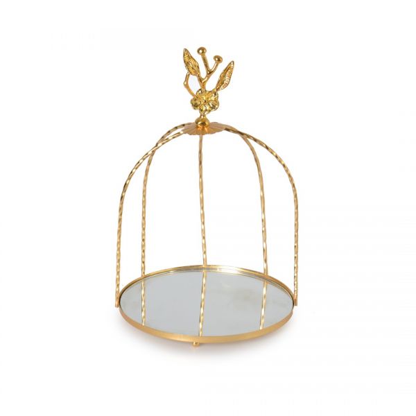 K0298G قفص عرض 15 سم ذهبي | IPEK-HLV038